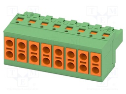 PCB connector, nominal cross section: 1.5 mm?, color: green,