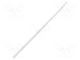 LED strip; 24V; white warm; W: 10mm; L: 480mm; CRImin: 80; 120°; D: 3mm