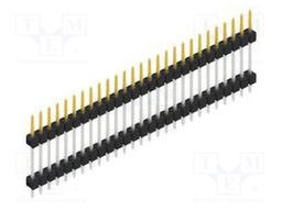 Connector: pin strips; pin header; male; PIN: 27; 2.54mm; THT; 1x27