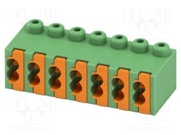 PCB connector, nominal cross section: 0.5 mm?, color: green,