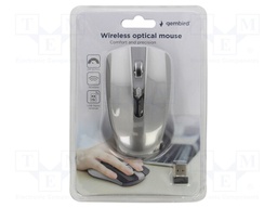 Optical mouse; black,mix colours,grey; USB A; wireless; 10m