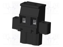 Connector: pluggable terminal block; plug; female; angled 90°