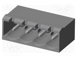 Connector: pluggable terminal block; socket; male; on PCBs