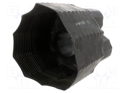 Cable breakout; 170/68mm; black; Diam.after shrinking: 56/28mm