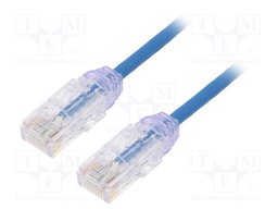 Patch cord; TX6-28™,U/UTP; 6; stranded; Cu; LSZH; blue; Len: 5m