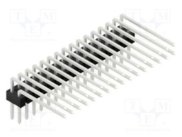 Connector: pin strips; pin header; male; PIN: 32; 2.54mm; THT; 2x16
