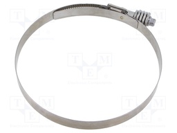 Worm gear clamp; walk-in coolers; W: 16mm; Clamping: 146÷168mm