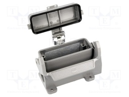 Enclosure: for Han connectors; Han A; size 16A; with latch; M20