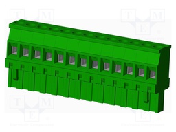 Connector: pluggable terminal block; plug; female; angled 90°