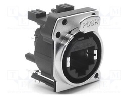 Connector: RJ45; socket; straight; THT; XLRnet; Cat: Class D