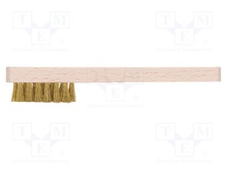 Brush; wire; brass; 180mm; for spark plugs