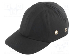 Light helmet; adjustable; Size: 54÷59mm; black; ABS