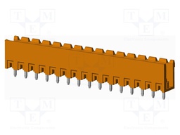 Connector: pluggable terminal block; socket; male; on PCBs