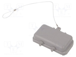 Protection cover; C146; size E10; for double latch; polyamide