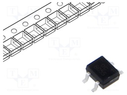 Bridge rectifier: single-phase; 50V; If: 0.5A; Ifsm: 30A; DB-1MS