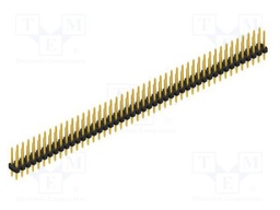 Connector: pin strips; pin header; male; PIN: 92; 2mm; THT; 2x46
