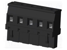 Connector: pluggable terminal block; plug; female; angled 90°