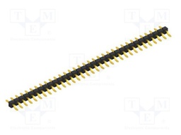 Connector: pin strips; pin header; male; PIN: 33; 2.54mm; SMT; 1x33