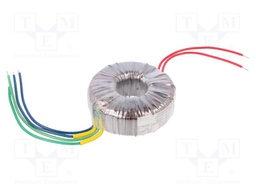 Transformer: toroidal; 100VA; 230VAC; 18V; 18V; 2.77A; 2.77A; 1.1kg