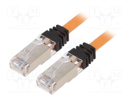 Patch cord; S/FTP,TX6A™ 10Gig; 6a; stranded; Cu; LSZH; orange