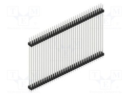 Connector: pin strips; pin header; male; PIN: 70; 2.54mm; THT; 2x35