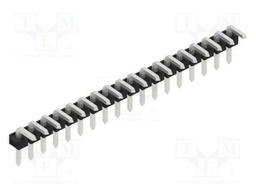 Connector: pin strips; pin header; male; PIN: 18; 2.54mm; THT; 1x18