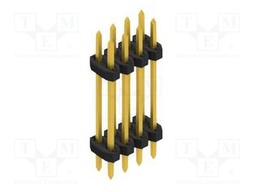 Connector: pin strips; pin header; male; PIN: 8; 2mm; THT; 2x4; 100V