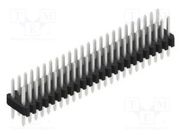 Connector: pin strips; pin header; male; PIN: 48; 1.27mm; THT; 2x24