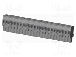Connector: pluggable terminal block; plug; female; angled 90°