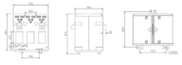 Current transformer; DIN,screw type; Iout: 5A; Iin: 100A; 15x25mm