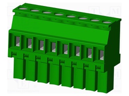 Connector: pluggable terminal block; plug; female; angled 90°