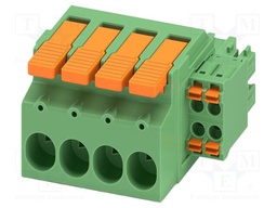 PCB hybrid connector, nominal cross section: 6 mm?, color: g