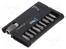 Screwdriver bits; Pcs: 10; Package: plastic case; 25mm; Torsion