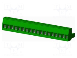Connector: pluggable terminal block; plug; female; straight; 12A