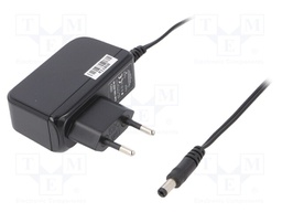 Power supply: switched-mode; 5VDC; 3A; Out: 5,5/2,1; 15W; Plug: EU