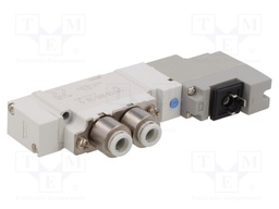 Electromagnetic valve; 5/2 monostable; 6mm; Pressure: 1.5÷7bar