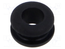 Grommet; black; UL94HB; TPR
