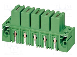 PCB headers, nominal cross section: 35 mm?, color: green, no