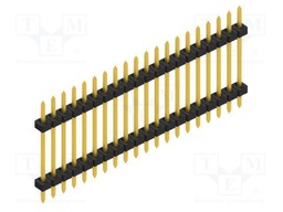 Connector: pin strips; pin header; male; PIN: 20; 2mm; THT; 1x20
