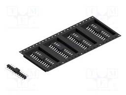 Connector: pin strips; pin header; male; PIN: 11; 2.54mm; SMT; 1x11