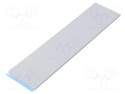 Tape: heat transfer; W: 50mm; L: 0.2m; Thk: 3mm; 1W/mK; silicone