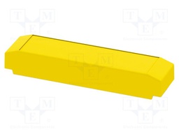Upper housing; yellow; ICS25; X: 25mm; Y: 100mm; Z: 14.35mm