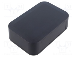 Enclosure: with panel; PF; X: 150mm; Y: 100mm; Z: 45mm; ABS; dark grey