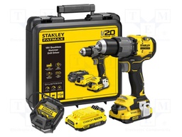 Drill/driver; battery; 0÷500rpm,0÷2krpm; 18VDC; Kit: case,charger