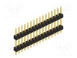 Connector: pin strips; pin header; male; PIN: 16; 2.54mm; THT; 1x16