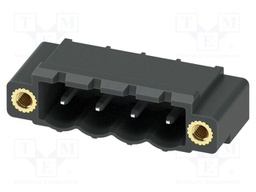 PCB headers, nominal cross section: 2.5 mm?, color: black, n