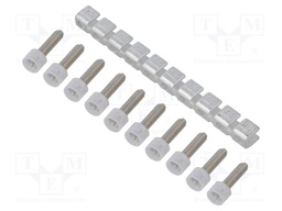 Screw bridge; ways: 10; Width: 10mm