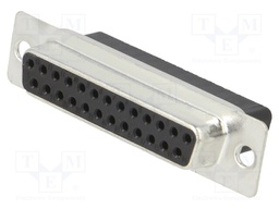 D-Sub; PIN: 25; plug; female; for cable; soldering
