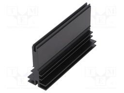Heatsink: extruded; TO218,TO220,TOP3; black; L: 94mm; W: 25mm