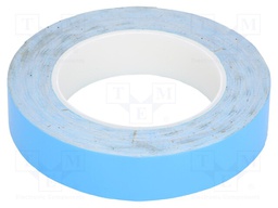 Tape: heat transfer; W: 25mm; L: 33m; D: 0.2mm; 800mW/mK; LDPE; 6kV/mm